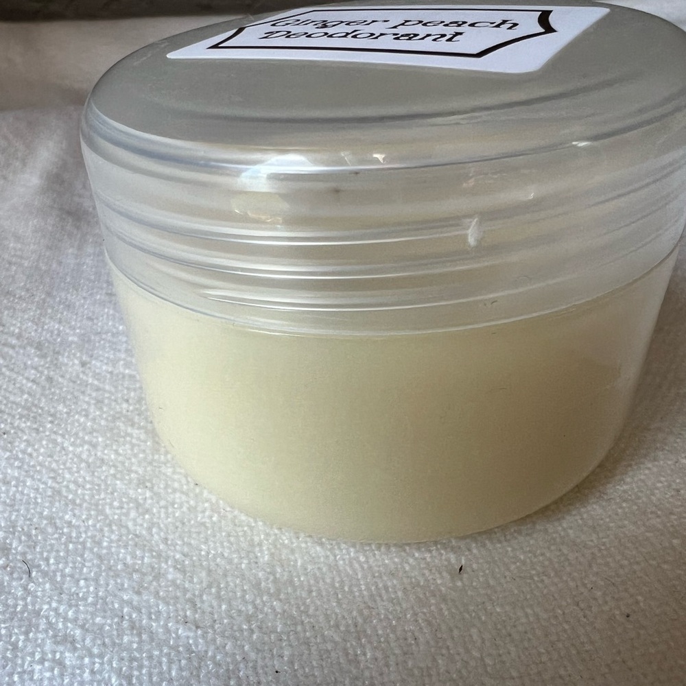 Ginger peach natural deodorant 4 ounces - Picture 2 of 3